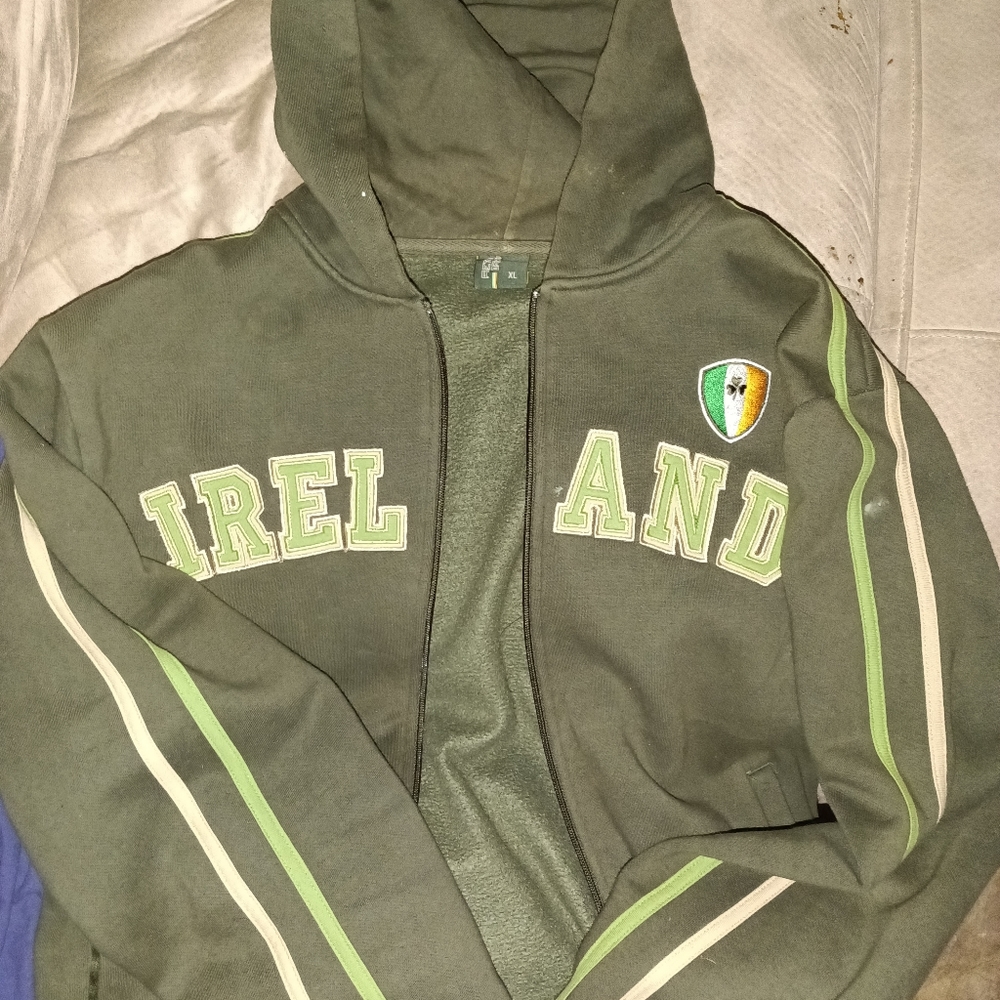 Retrol Ireland ZipUp Hoodie